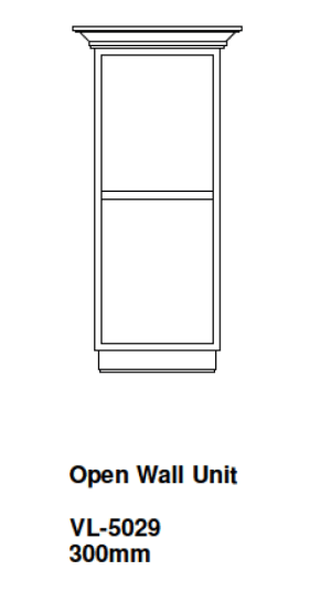 OPEN WALL KITCHEN UNIT